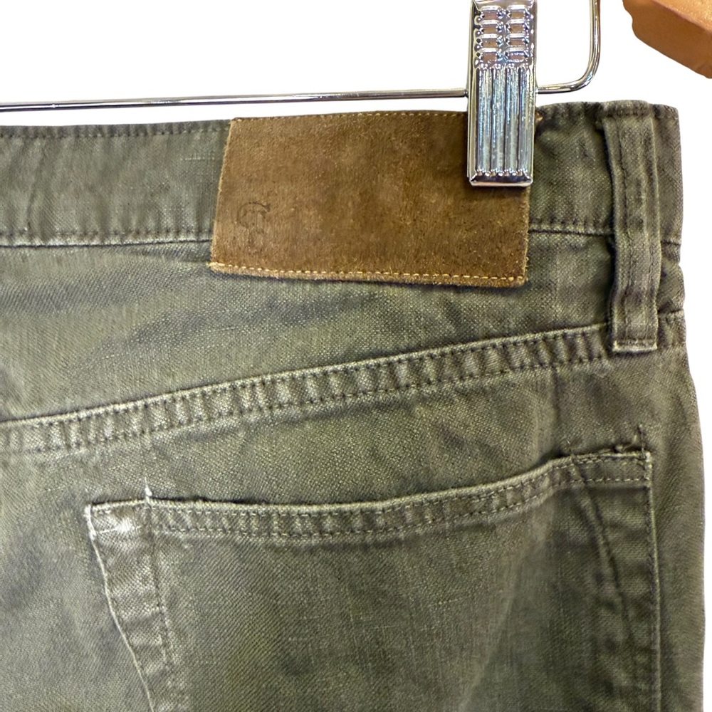 Men’s Todd Snyder Olive Slim Fit Jeans sz 30/30 - Picture 5 of 11